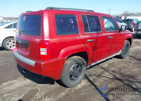 2008 Jeep Patriot Sport from USA, damaged, VIN 1J8FF28W98D500376